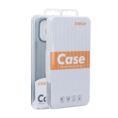 For Xiaomi 14 ENKAY HAT PRINCE Case Translucent Matte TPU Shockproof Phone Case with Screen Film
