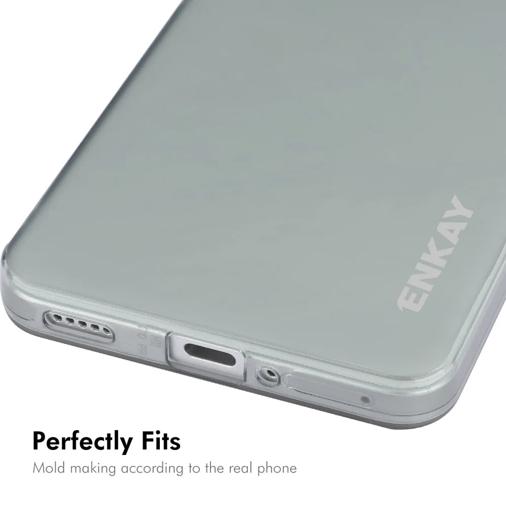 For Xiaomi Redmi K70 5G / Xiaomi Redmi K70 Pro 5G ENKAY HAT PRINCE Case Translucent Matte TPU Shockproof Phone Case with Screen Film