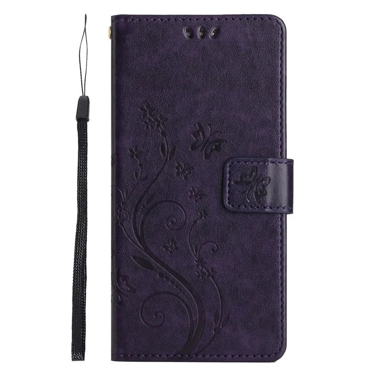 For Xiaomi 14T Case Pattern Imprint PU Leather Phone Wallet Cover with Strap