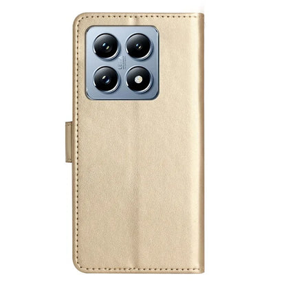 For Xiaomi 14T Case Pattern Imprint PU Leather Phone Wallet Cover with Strap