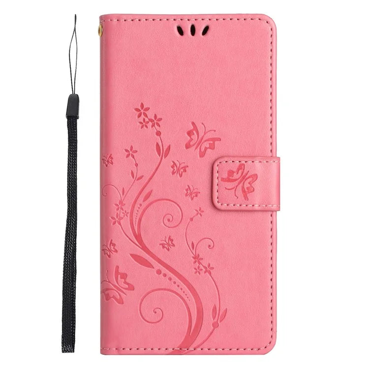 For Xiaomi 14T Case Pattern Imprint PU Leather Phone Wallet Cover with Strap