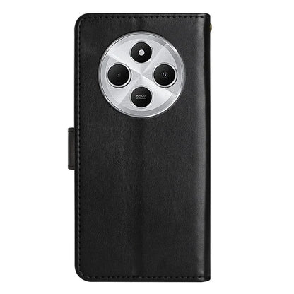 For Xiaomi Redmi 14C 4G Case Pattern Imprint PU Leather Phone Wallet Cover with Strap