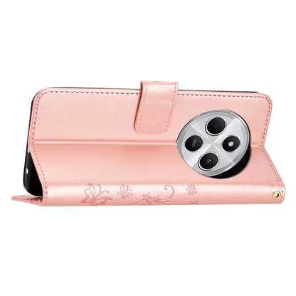 For Xiaomi Redmi 14C 4G Case Pattern Imprint PU Leather Phone Wallet Cover with Strap