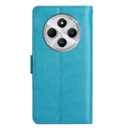 For Xiaomi Redmi 14C 4G Case Pattern Imprint PU Leather Phone Wallet Cover with Strap