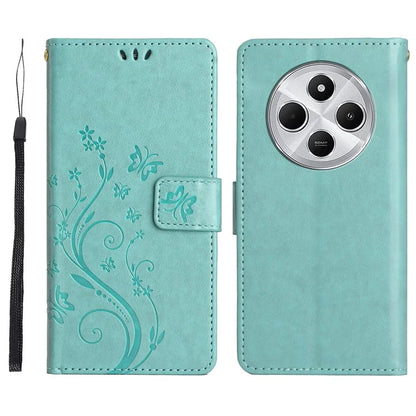 For Xiaomi Redmi 14C 4G Case Pattern Imprint PU Leather Phone Wallet Cover with Strap