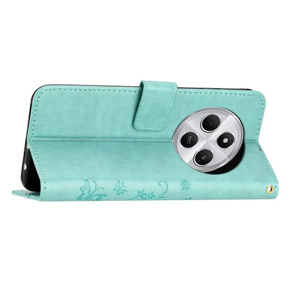 For Xiaomi Redmi 14C 4G Case Pattern Imprint PU Leather Phone Wallet Cover with Strap