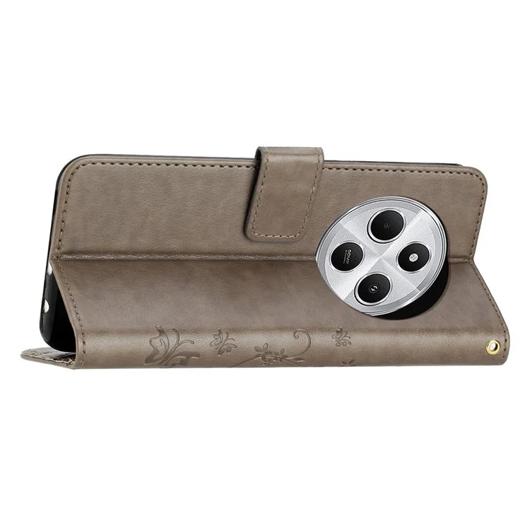 For Xiaomi Redmi 14C 4G Case Pattern Imprint PU Leather Phone Wallet Cover with Strap