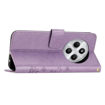 For Xiaomi Redmi 14C 4G Case Pattern Imprint PU Leather Phone Wallet Cover with Strap