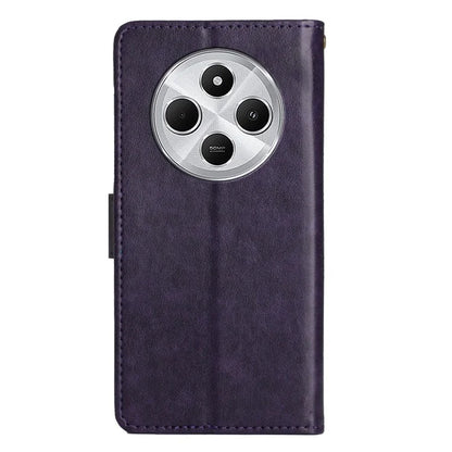For Xiaomi Redmi 14C 4G Case Pattern Imprint PU Leather Phone Wallet Cover with Strap