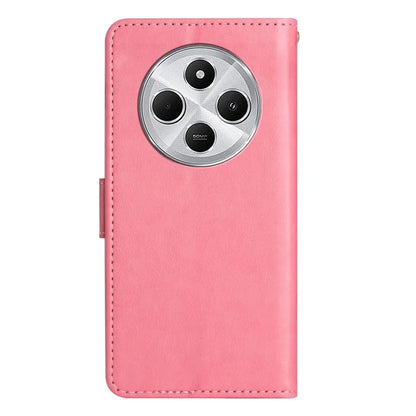 For Xiaomi Redmi 14C 4G Case Pattern Imprint PU Leather Phone Wallet Cover with Strap