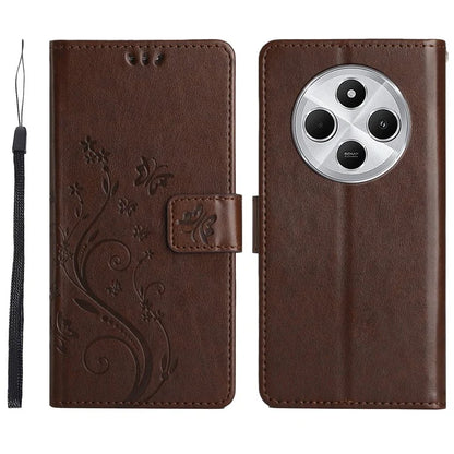 For Xiaomi Redmi 14C 4G Case Pattern Imprint PU Leather Phone Wallet Cover with Strap