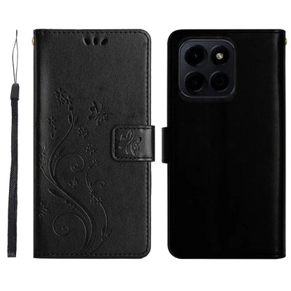 For Honor 200 Smart 5G Case Pattern Imprint PU Leather Phone Wallet Cover with Strap