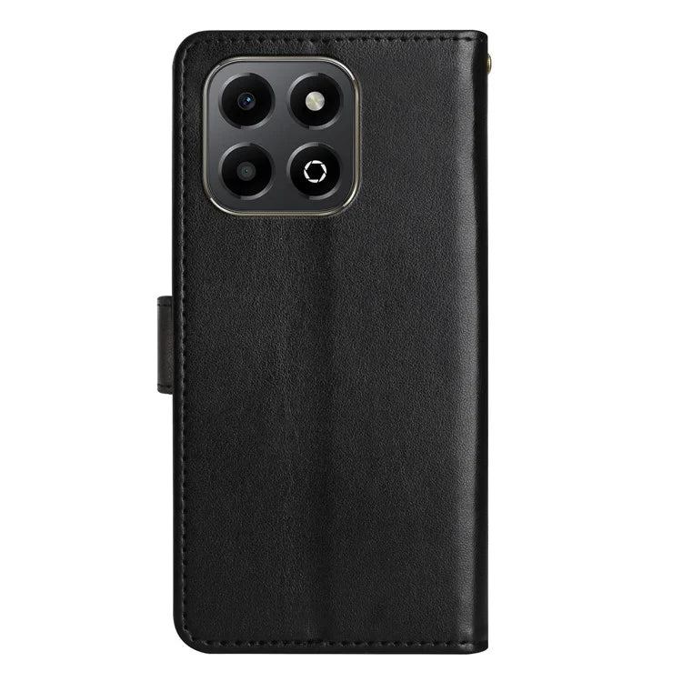 For Honor 200 Smart 5G Case Pattern Imprint PU Leather Phone Wallet Cover with Strap