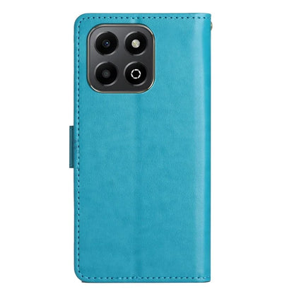 For Honor 200 Smart 5G Case Pattern Imprint PU Leather Phone Wallet Cover with Strap