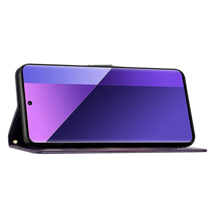 For Honor 200 Smart 5G Case Pattern Imprint PU Leather Phone Wallet Cover with Strap