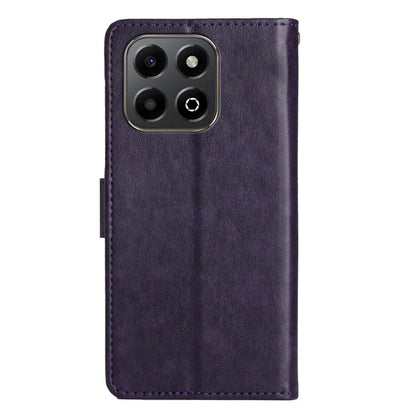 For Honor 200 Smart 5G Case Pattern Imprint PU Leather Phone Wallet Cover with Strap