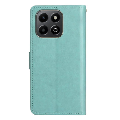 For Honor 200 Smart 5G Case Pattern Imprint PU Leather Phone Wallet Cover with Strap