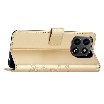 For Honor 200 Smart 5G Case Pattern Imprint PU Leather Phone Wallet Cover with Strap