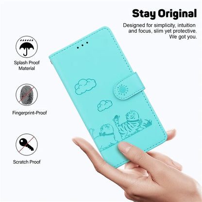 For OnePlus Nord 4 Case RFID Blocking Kitten Pattern TPU+PU Leather Phone Cover