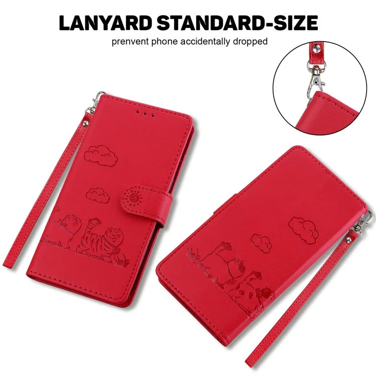 For Sony Xperia 1 VI Case RFID Blocking Kitten Pattern TPU+PU Leather Phone Cover