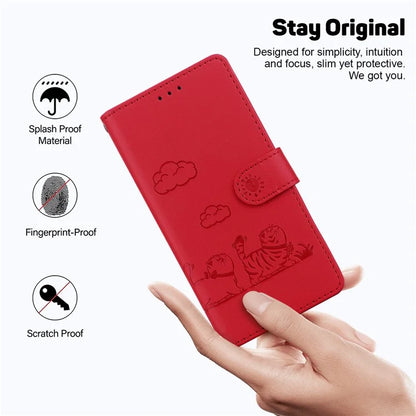 For Sony Xperia 1 VI Case RFID Blocking Kitten Pattern TPU+PU Leather Phone Cover