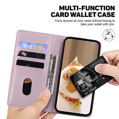 For Google Pixel 9 Pro XL Case RFID Blocking Kitten Pattern TPU+PU Leather Phone Cover