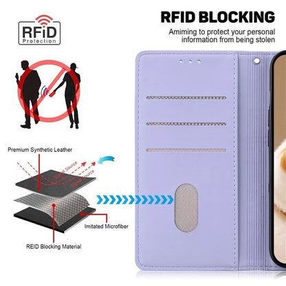 For Google Pixel 9 Pro XL Case RFID Blocking Kitten Pattern TPU+PU Leather Phone Cover