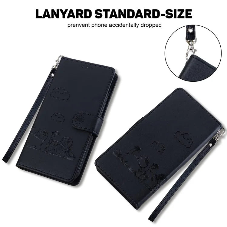 For Google Pixel 9 Pro / Pixel 9 Case RFID Blocking Kitten Pattern TPU+PU Leather Phone Cover