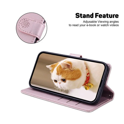 For Google Pixel 9 Pro / Pixel 9 Case RFID Blocking Kitten Pattern TPU+PU Leather Phone Cover
