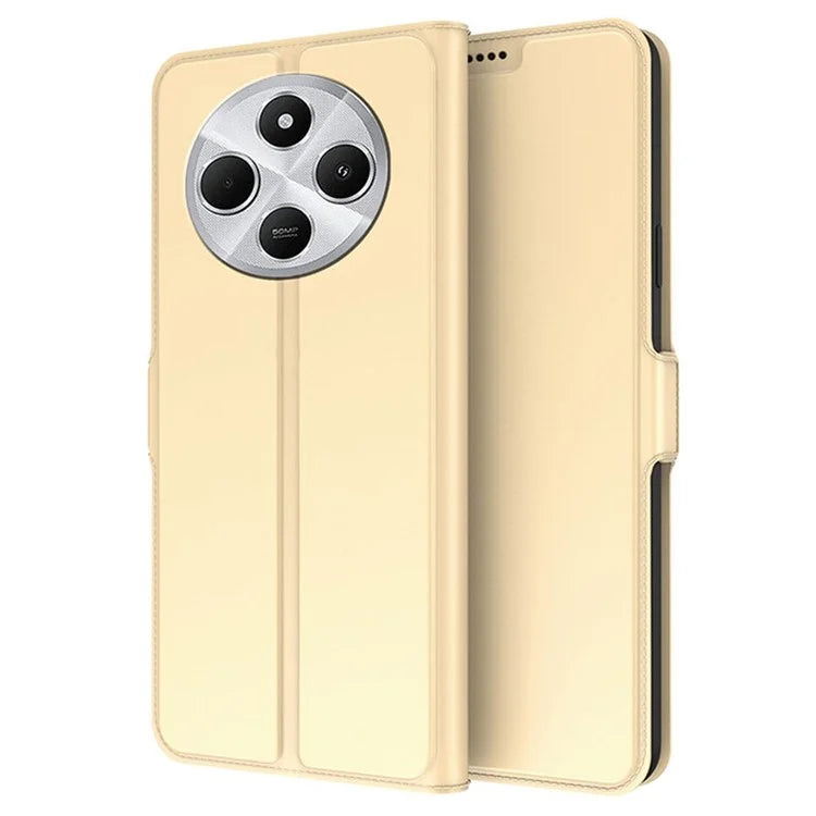 For Xiaomi Poco C75 4G / Redmi 14C 4G Case Shockproof TPU Inner Shell Leather Phone Cover Card Slot