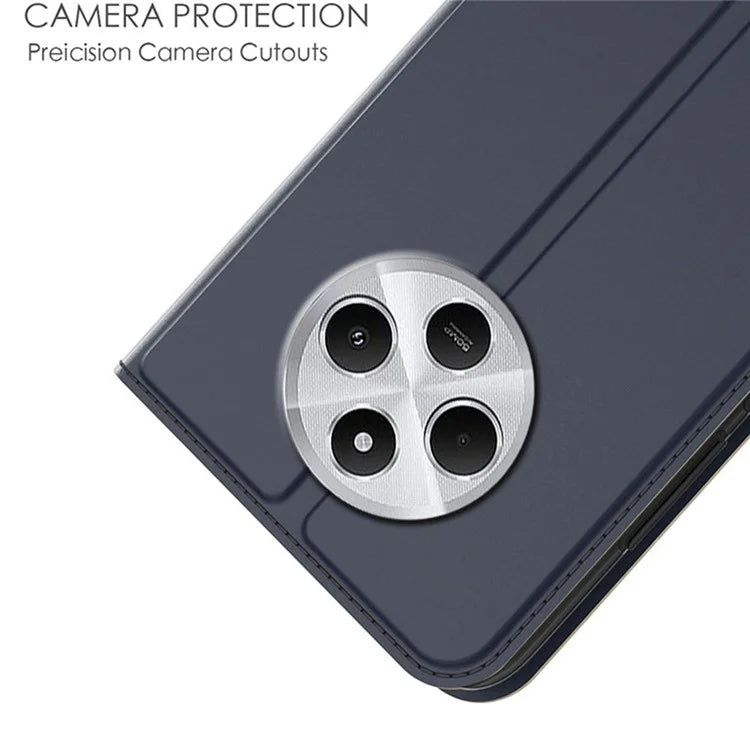 For Xiaomi Poco C75 4G / Redmi 14C 4G Case PU Leather Phone Cover with Card Holder Stand Magnetic Closure