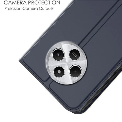 For Xiaomi Poco C75 4G / Redmi 14C 4G Case PU Leather Phone Cover with Card Holder Stand Magnetic Closure