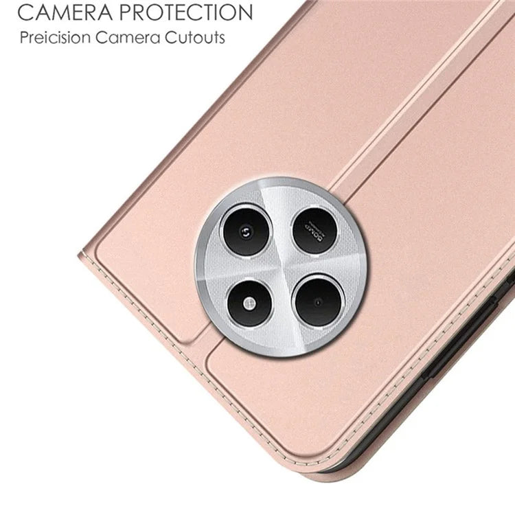 For Xiaomi Poco C75 4G / Redmi 14C 4G Case PU Leather Phone Cover with Card Holder Stand Magnetic Closure