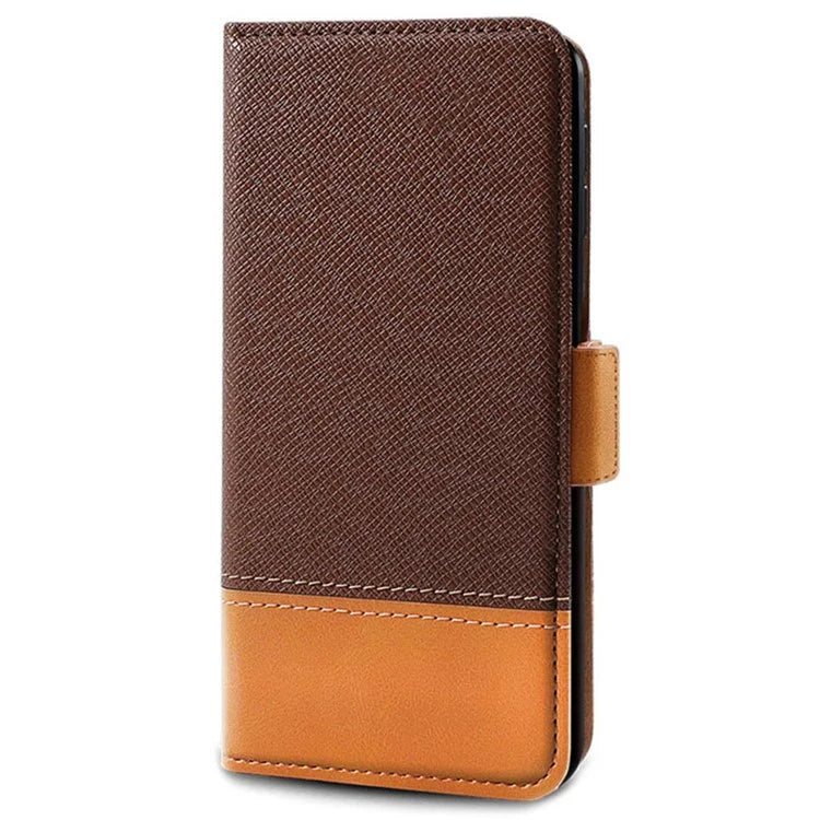 For Xiaomi Poco C75 4G / Redmi 14C 4G Case Color Splicing PU Leather Wallet Phone Cover