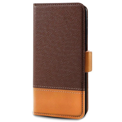 For Xiaomi Poco C75 4G / Redmi 14C 4G Case Color Splicing PU Leather Wallet Phone Cover