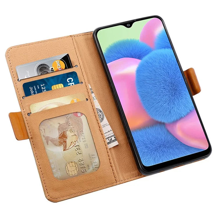 For Xiaomi Poco C75 4G / Redmi 14C 4G Case Color Splicing PU Leather Wallet Phone Cover