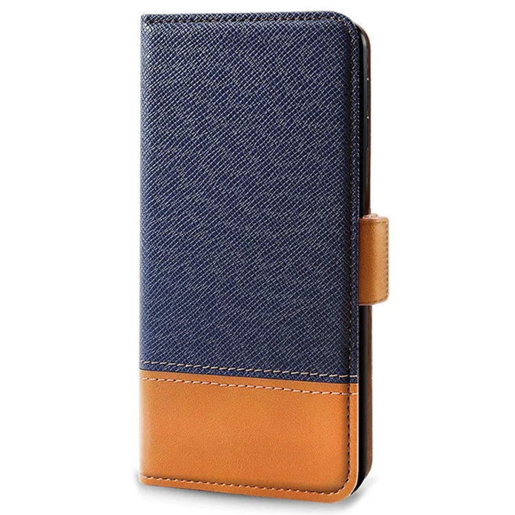 For Xiaomi Poco C75 4G / Redmi 14C 4G Case Color Splicing PU Leather Wallet Phone Cover