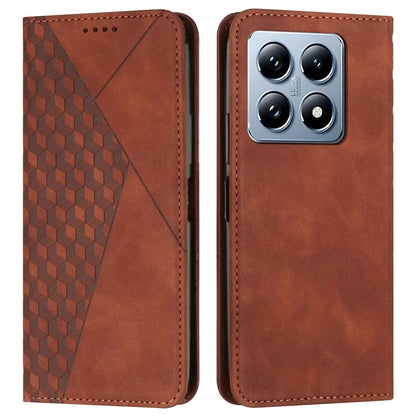 For Xiaomi 14T Pro Phone Cover Imprinted PU Leather Wallet Stand Case
