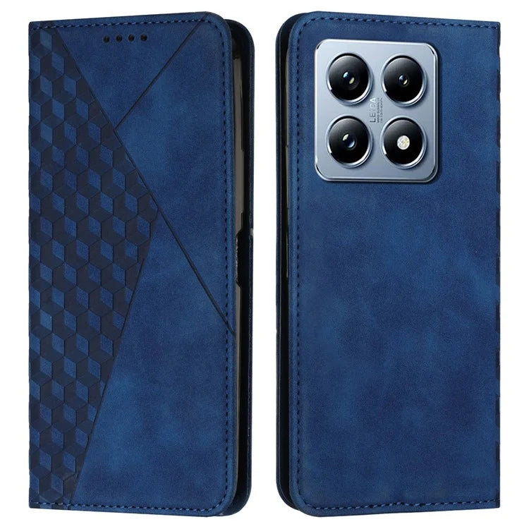 For Xiaomi 14T Pro Phone Cover Imprinted PU Leather Wallet Stand Case