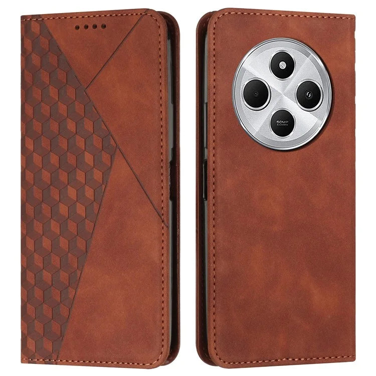 For Xiaomi Redmi 14C 4G Phone Cover Imprinted PU Leather Wallet Stand Case