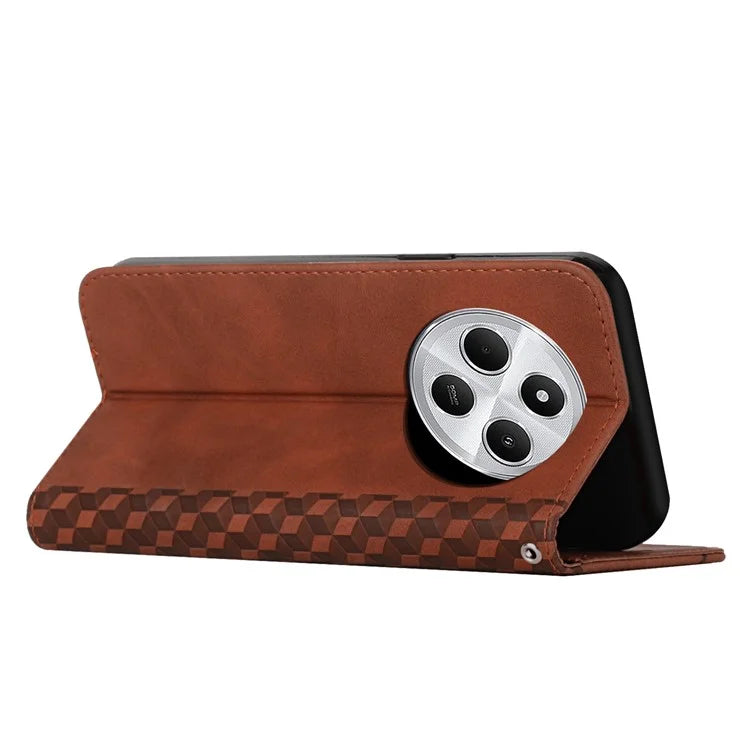 For Xiaomi Redmi 14C 4G Phone Cover Imprinted PU Leather Wallet Stand Case