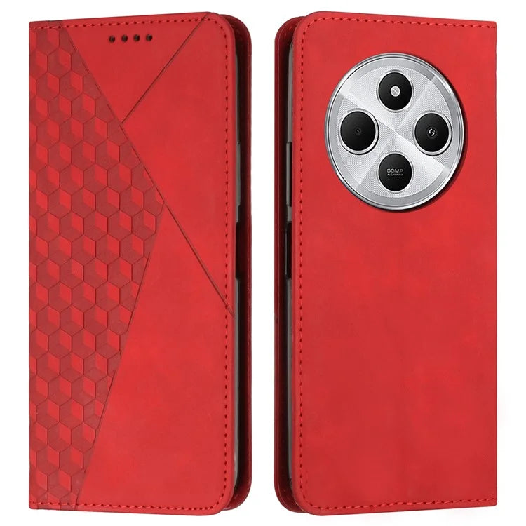 For Xiaomi Redmi 14C 4G Phone Cover Imprinted PU Leather Wallet Stand Case