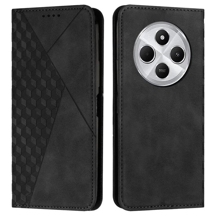 For Xiaomi Redmi 14C 4G Phone Cover Imprinted PU Leather Wallet Stand Case