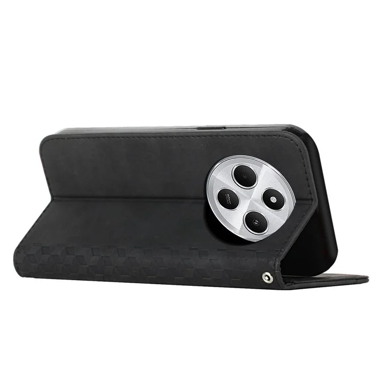 For Xiaomi Redmi 14C 4G Phone Cover Imprinted PU Leather Wallet Stand Case