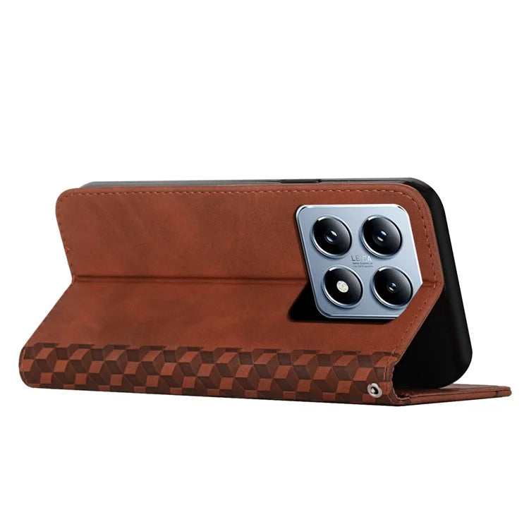 For Xiaomi 14T Phone Cover Imprinted PU Leather Wallet Stand Case