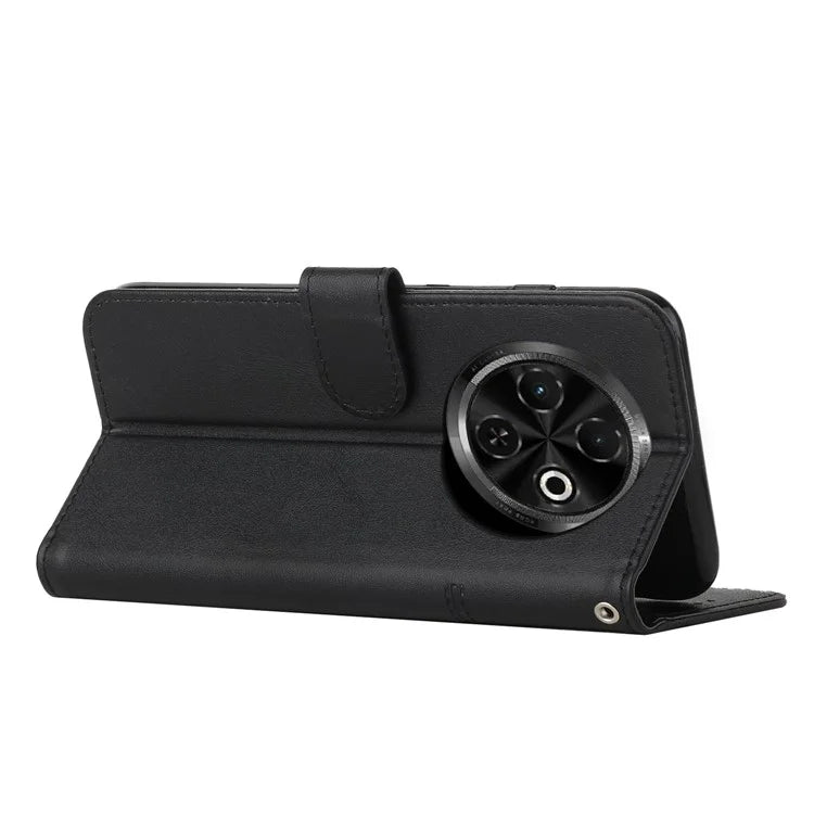 For TECNO Spark 30C Case Stand Flip Protective Leather Phone Cover