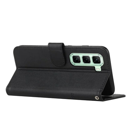 For Infinix Hot 50 4G Case Stand Flip Protective Leather Phone Cover