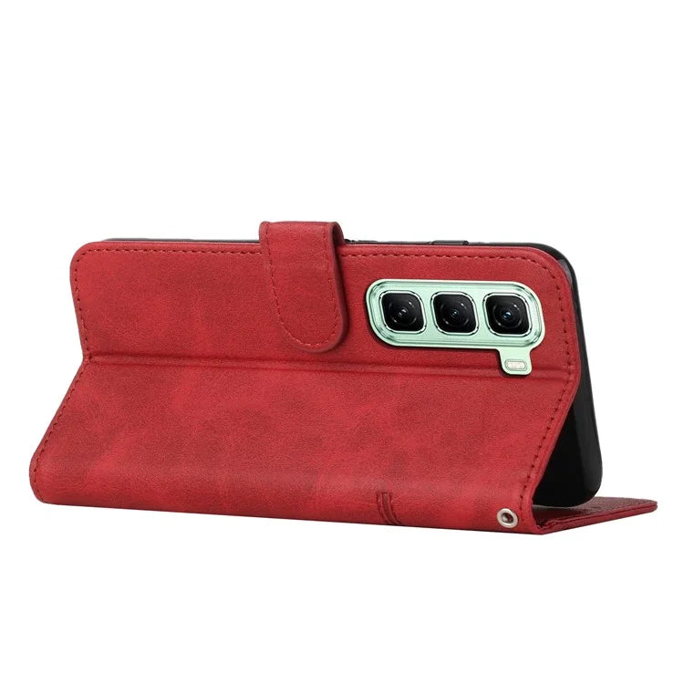 For Infinix Hot 50 4G Case Stand Flip Protective Leather Phone Cover