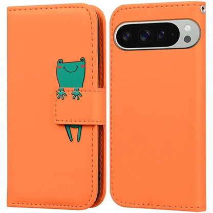 For Google Pixel 9 Pro XL Case Cartoon Pattern Wallet Leather Phone Cover