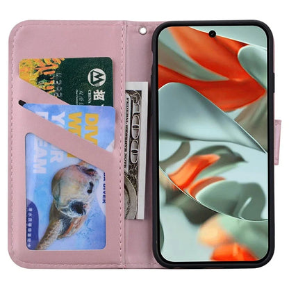 For Google Pixel 9 Pro XL Case Cartoon Pattern Wallet Leather Phone Cover